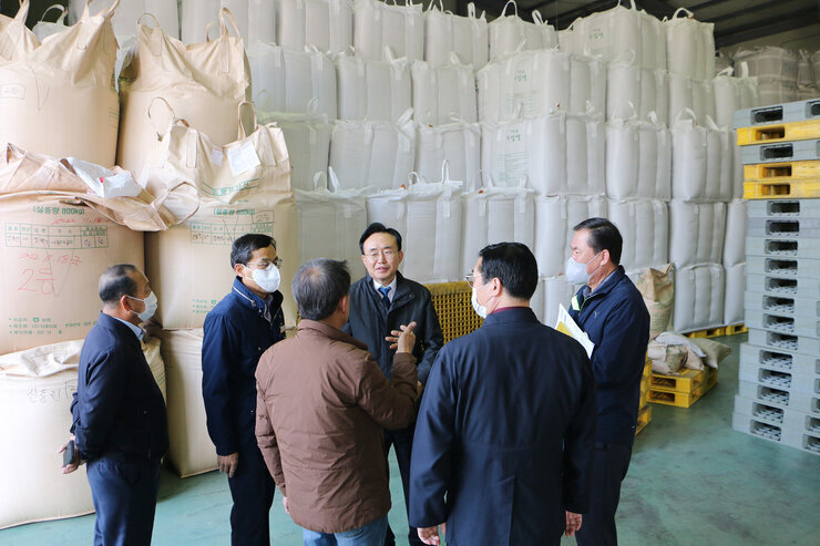공공비축미 수매현장 방문(공산면)