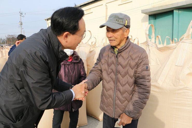 공공비축미 수매현장 방문(문평면)