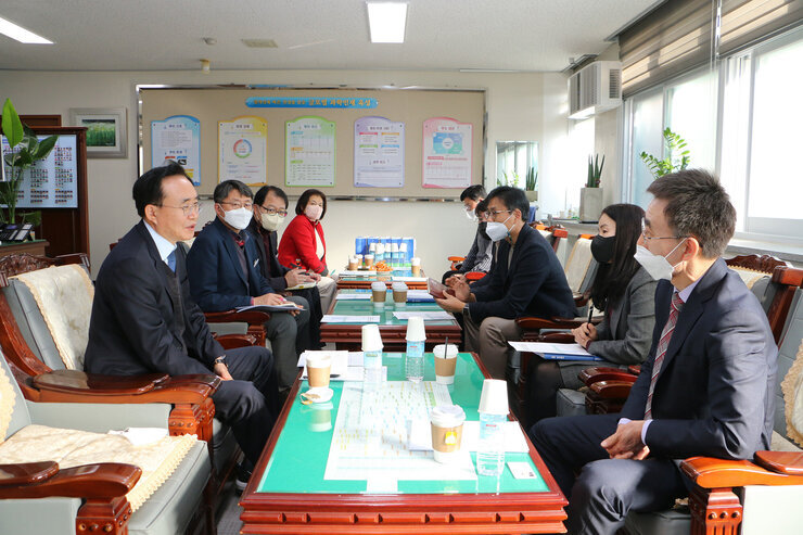 전남 과학고 교육 현안 간담회