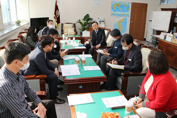 전남 과학고 교육 현안 간담회