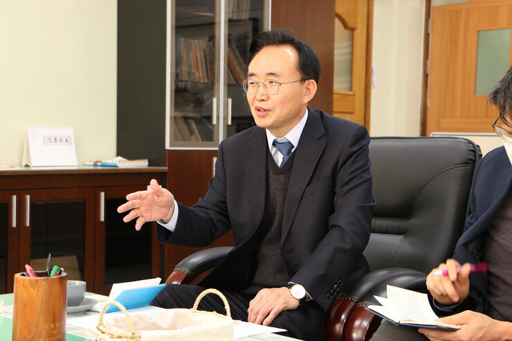 전남 외국어고 교육 현안 간담회