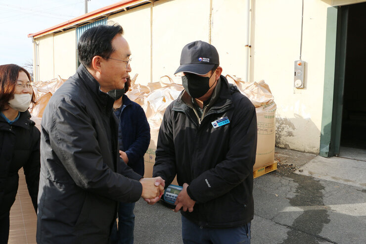 공공비축미 수매현장 (금천면)