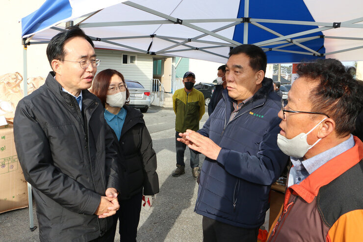 공공비축미 수매현장 (금천면)