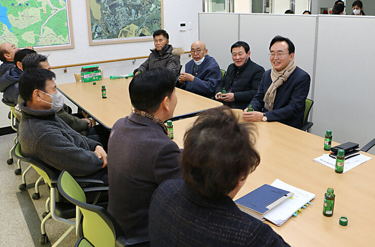 설 명절 현애원, 호혜원 방문 나주시장 호혜원 관계자들과 건의사항 청취