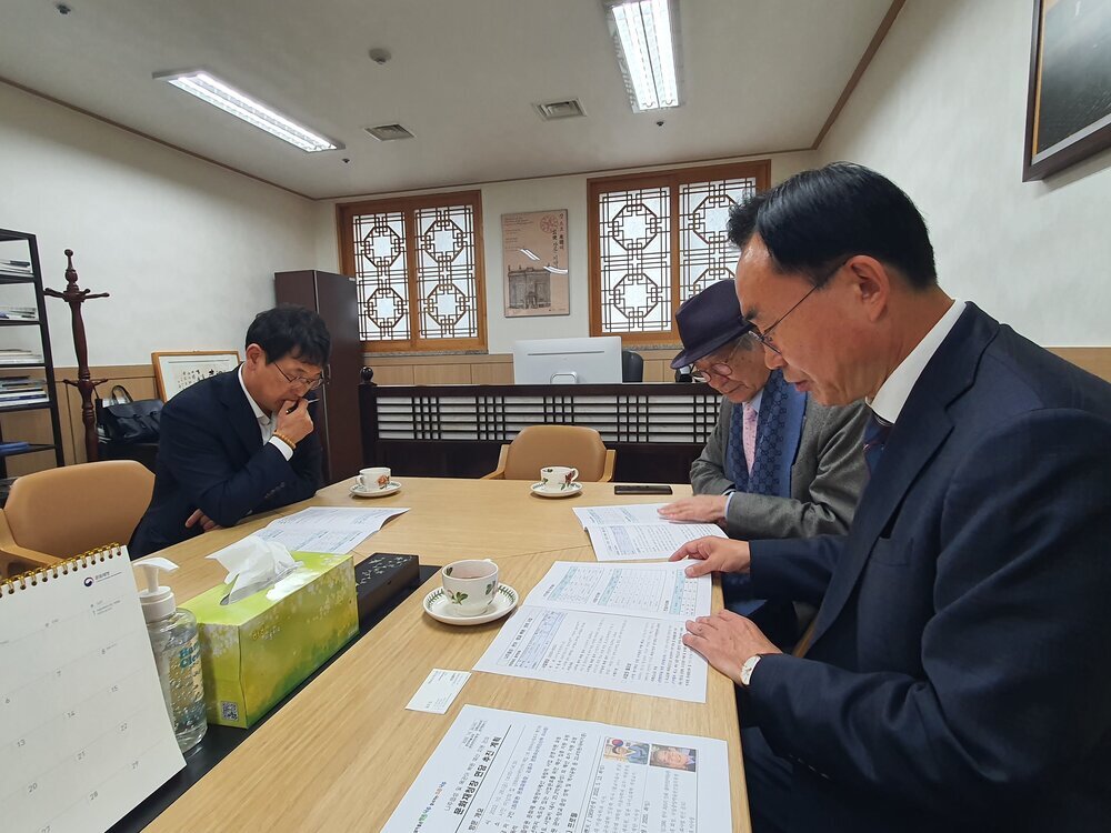 윤병태 나주시장, 최응천 문화재청장 면담 통해 나주목관아 복원정비 국비 지원 건의