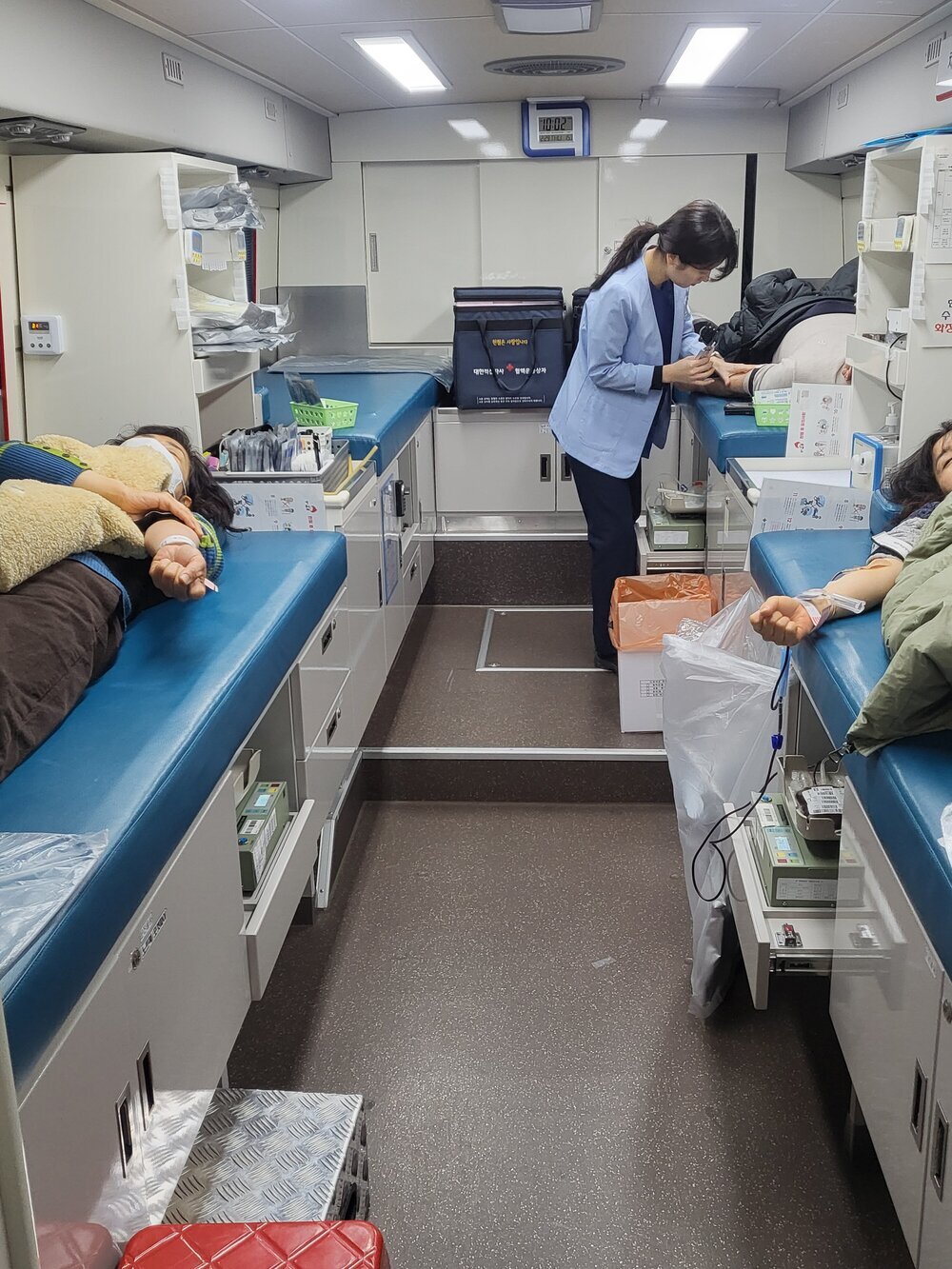 나주시 생명나눔 이웃사랑 실천 헌혈 모습