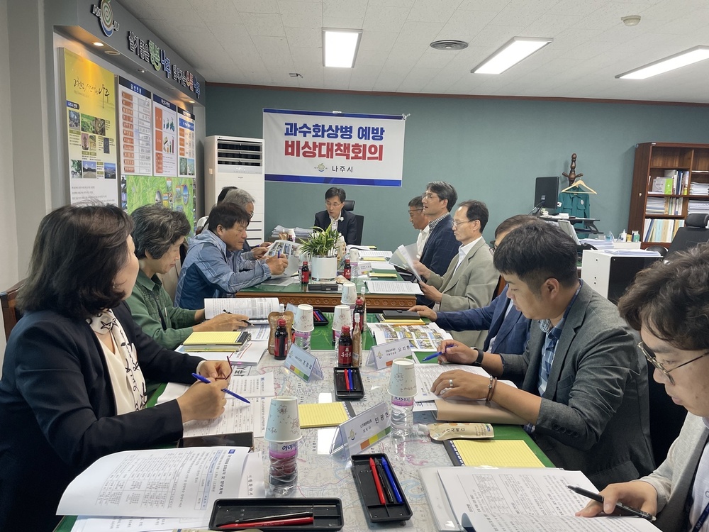 “한 번 걸리면 끝!” 나주시 과수화상병 적극 대응