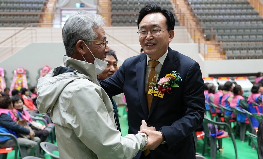 나주종합스포츠파크에서 27일 열린 ‘제14회 농업인학습단체 한마음대회’.