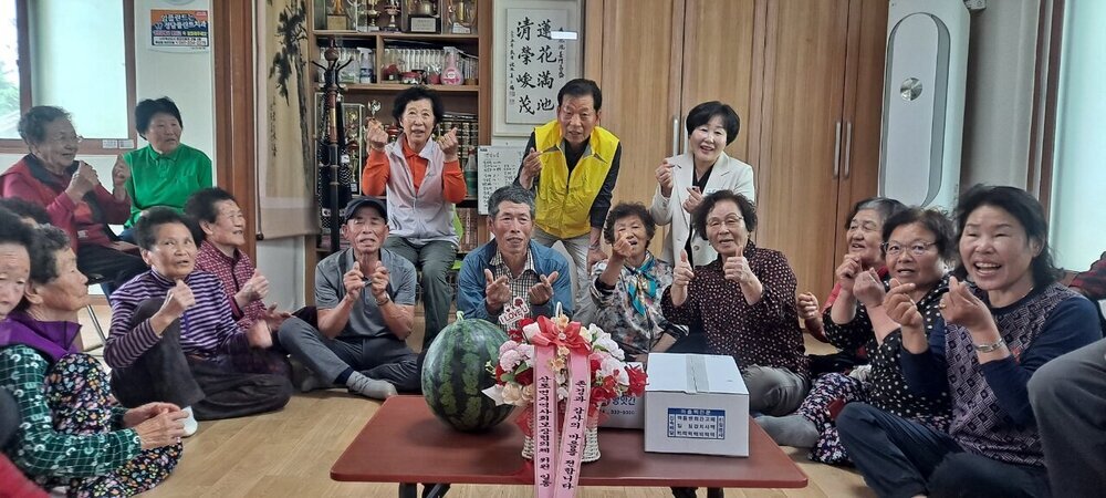 나주시 산포면, 어버이날 맞아 민관 합동 위문 나서