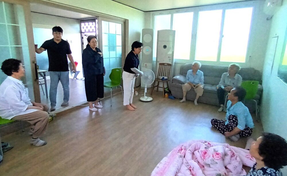 극한 폭염 대비…나주시 다시면 ‘무더위쉼터’ 일제 점검