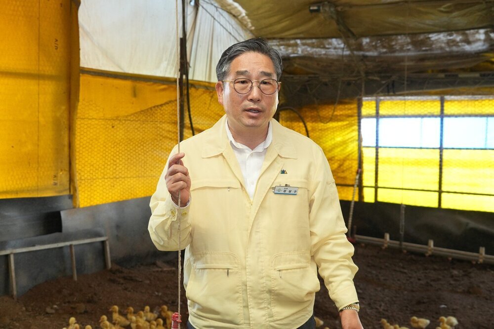 강상구 나주부시장, 축산농가 찾아 폭염 대응 상황 점검