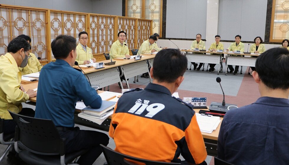 나주시, 23일 호우 대처 상황판단 회의 개최