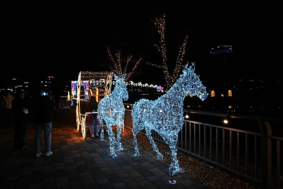 나주시, ‘빛가람 빛정원 페스타’로 겨울밤 수놓는다
