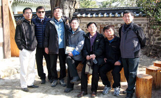 남선생님들과...