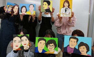 <2021 나주시청년희망학교 힐링 아크릴화-4번째 수업 >