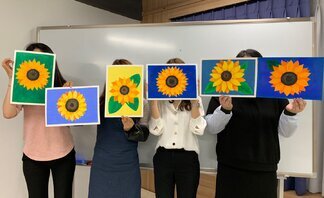 <2021 나주시청년희망학교 힐링 아크릴화-6번째 수업 >