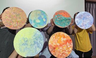 <2021 나주시청년희망학교 힐링 아크릴화-8번째 수업 >