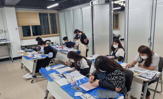 <2021 나주시청년희망학교 힐링 아크릴화-9번째 수업 >