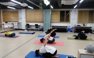 <2021 나주시청년희망학교 힐링 편안한 요가 - 1번째 수업 >