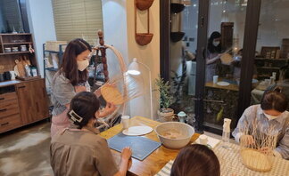 <2021 나주시청년희망학교 처음부터 시작하는 라탄공예 - 2번째 수업 >