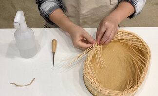 <2021 나주시청년희망학교 나만의 감성소품 라탄공예- 3번째 수업 >