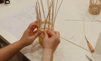 <2021 나주시청년희망학교 나만의 감성소품 라탄공예- 4번째 수업 >