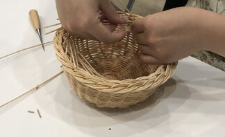 <2021 나주시청년희망학교 나만의 감성소품 라탄공예- 5번째 수업 >