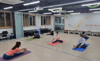 <2021 나주시청년희망학교 힐링 편안한 요가 - 5번째 수업 >