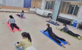 <2021 나주시청년희망학교 힐링 편안한 요가 - 7번째 수업 >