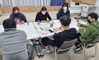 <2021 나주시청년희망학교 쉽게 배우는 기초 크로키반 - 9번째 수업 >