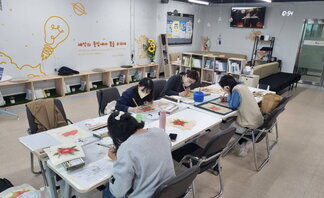 <2022 나주시청년희망학교 전통채색화 - 3번째 수업 >