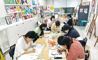 <2022 나주시청년희망학교 힐링 아크릴화 - 5번째 수업 >