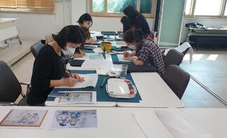 <2022 나주시청년희망학교 수묵캘리그라피 자격증과정 - 4번째 수업 >