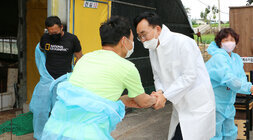 동강면 무더위쉼터, 오리농장 폭염대비 현장방문