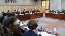 민원처리 추진상황 보고회 시장님 근접 모습