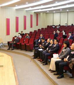 주민자치 학술대회 나주시장 축사 모습 전면