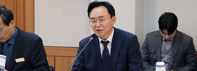 나주배 수출 확대 활성화를 위한 관계기관 간담회 나주시장 인사말 모습